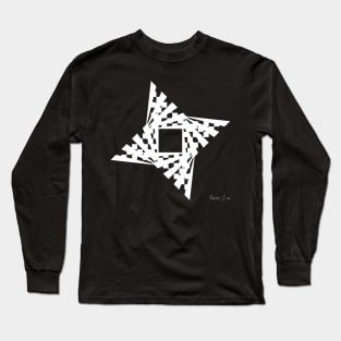 Checka-Square Long Sleeve T-Shirt